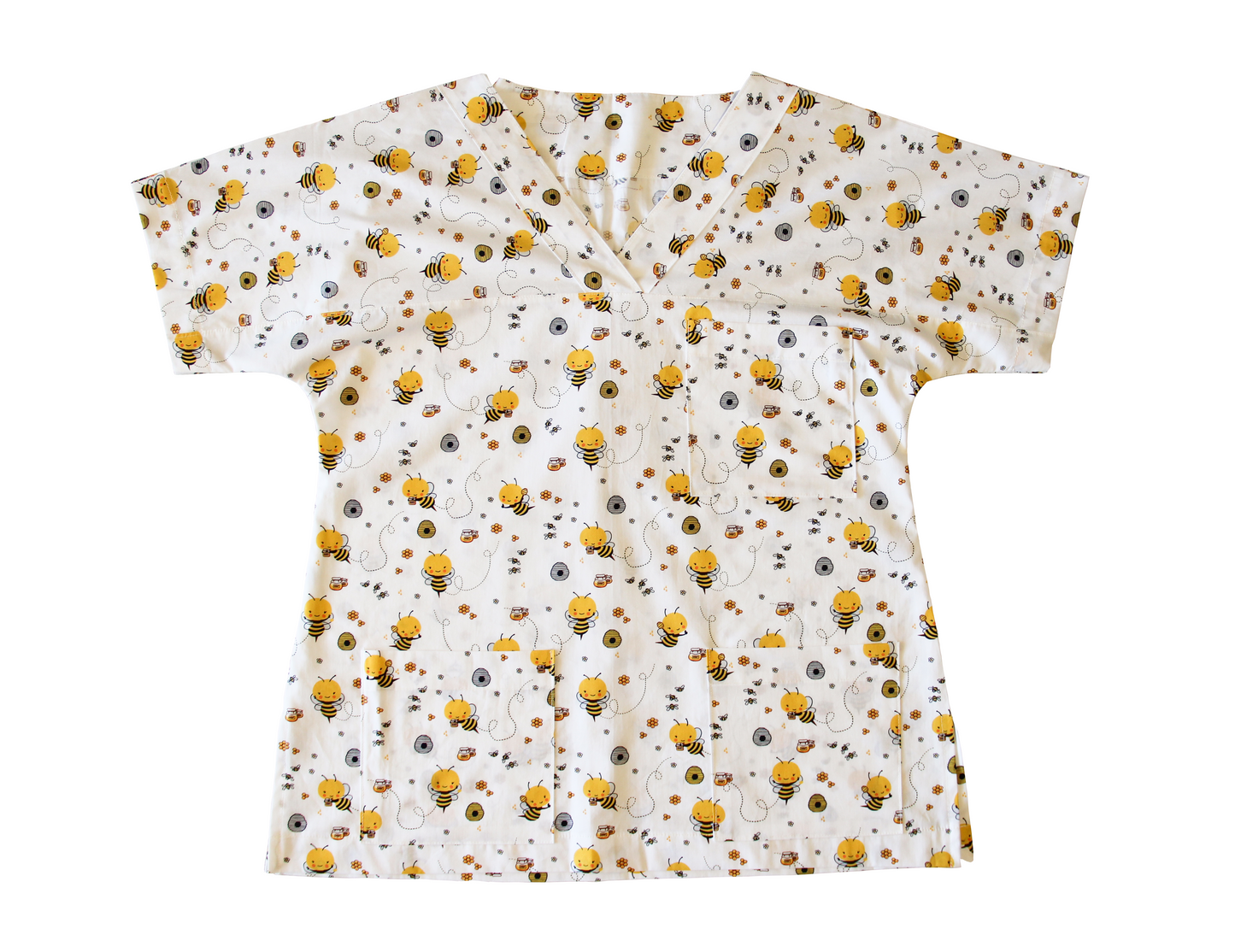 Bee Scrub Top