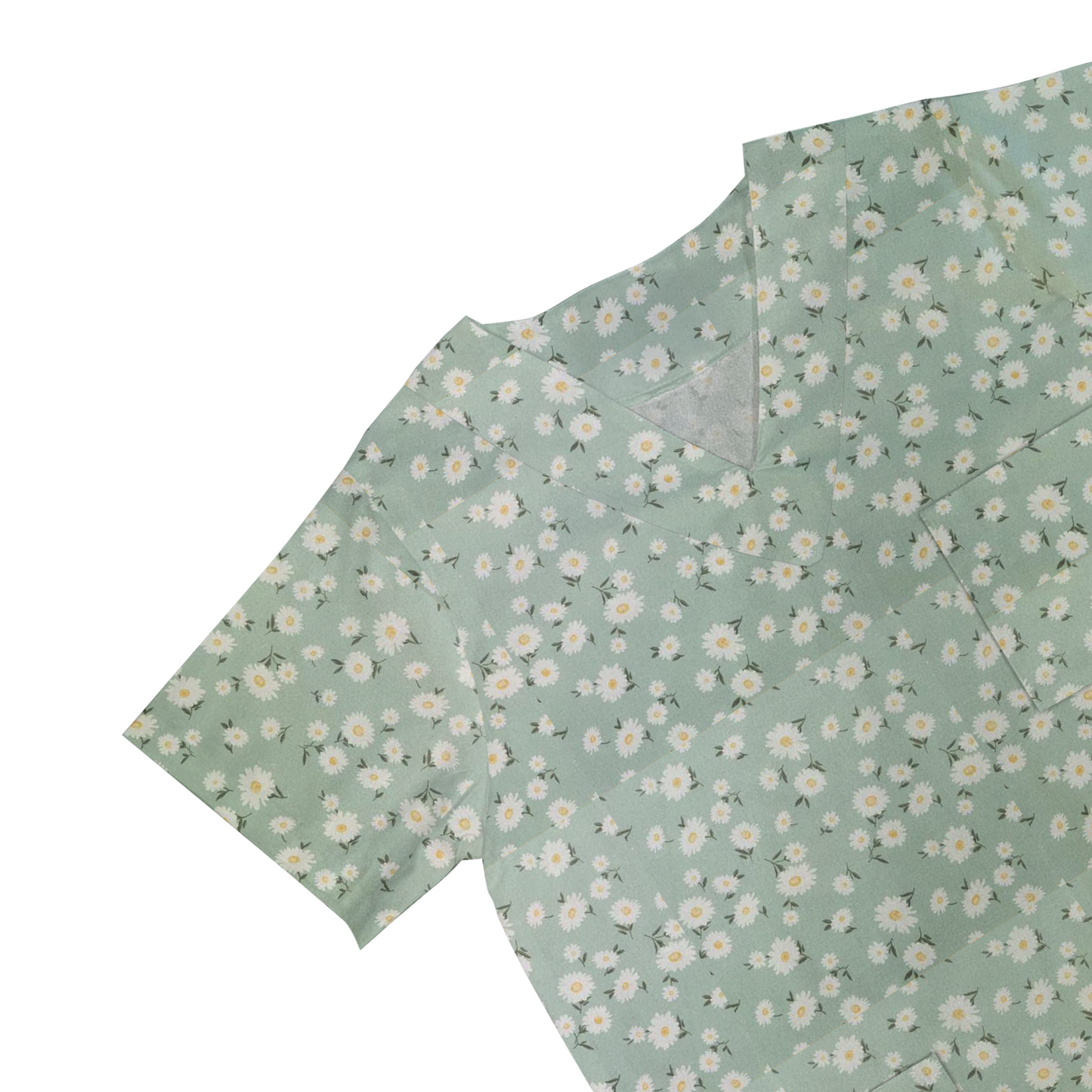 Daisy Green Scrub Tops