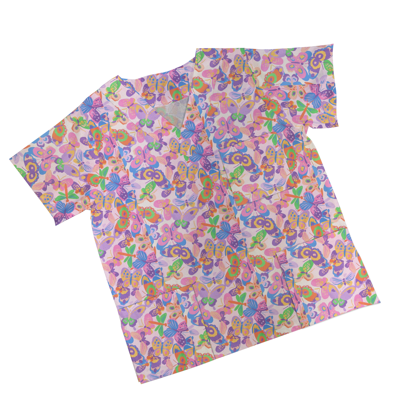 Rainbow Ramble Scrub Top